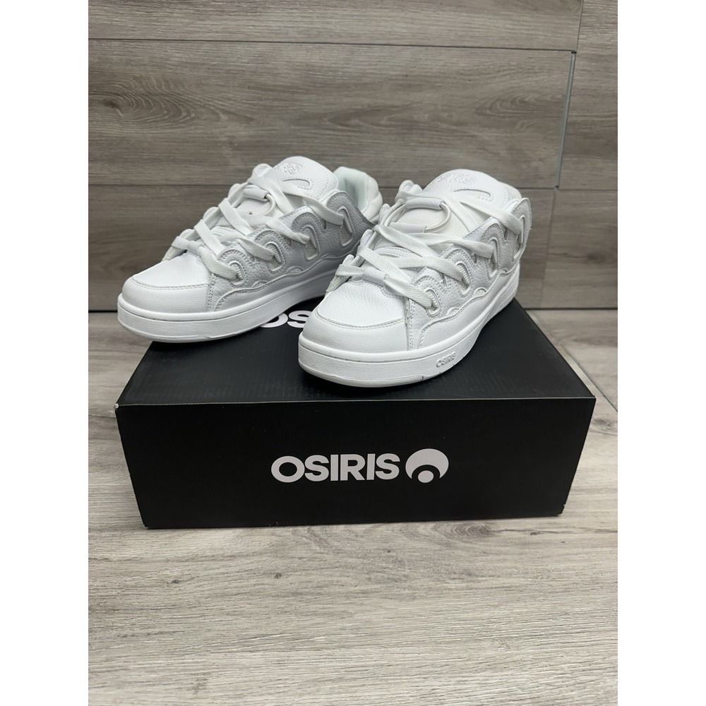 NEW WITH BOX Osiris Men's D3 OG Skate Shoes White/White/White Size US 10